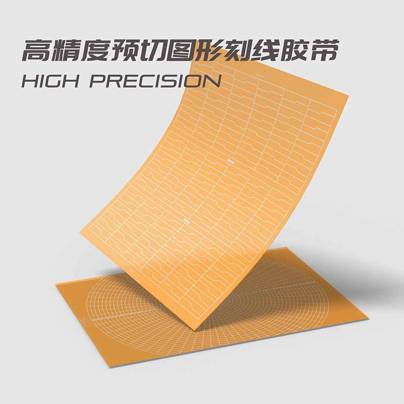 High precision Pre-cut Pattern Scribing Tape