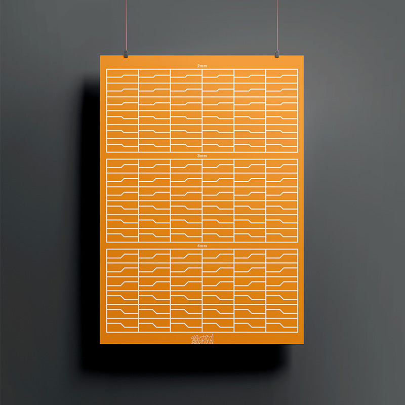 High precision Pre-cut Pattern Scribing Tape