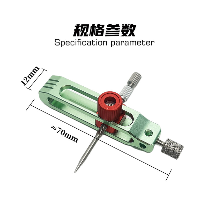 Isometric lined scribing auxiliary tool