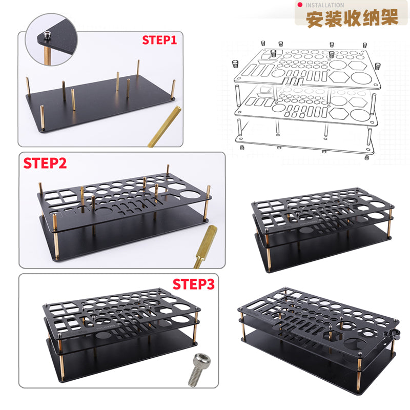 Model Tool Storage Rack