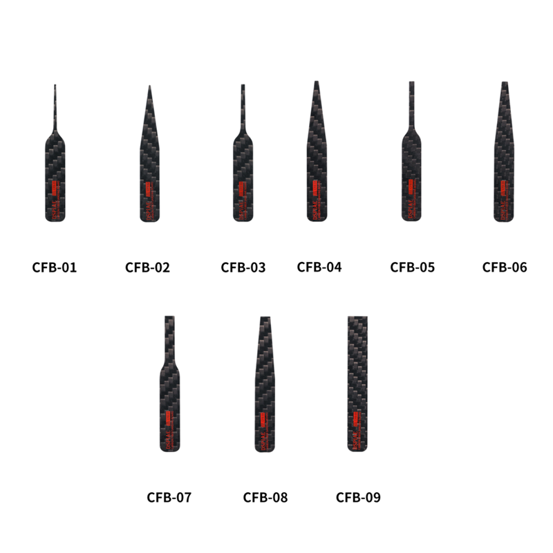 Fine tip Carbon Fiber Sanding Plates Set