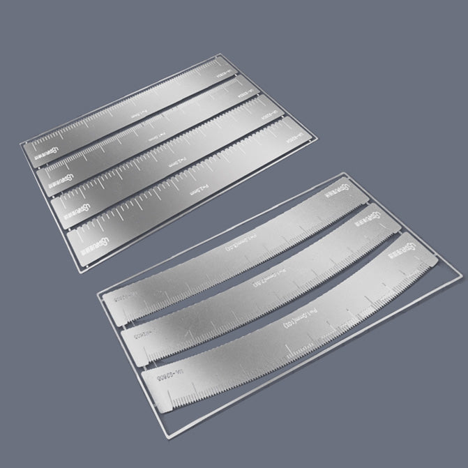 Etching Part Hole Spacing Ruler