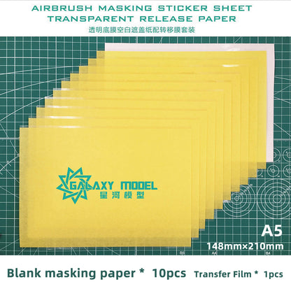 Large-Size Blank Covering Tape A5 Size