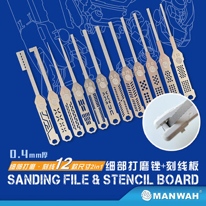 Precision Files with Engraving Guide