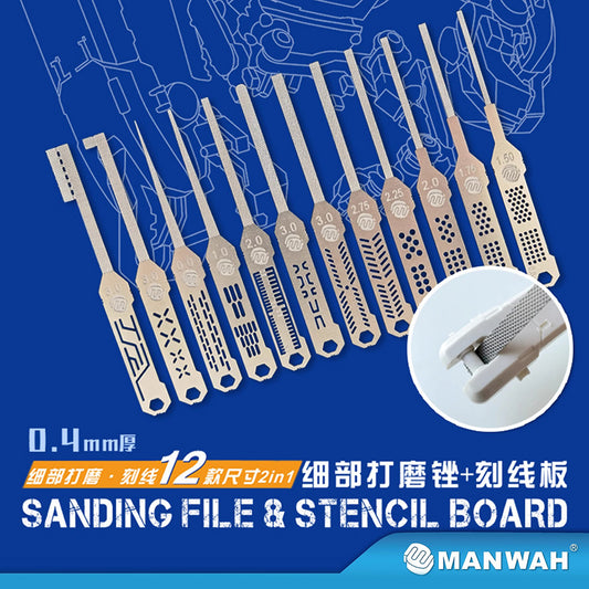 Precision Files with Engraving Guide