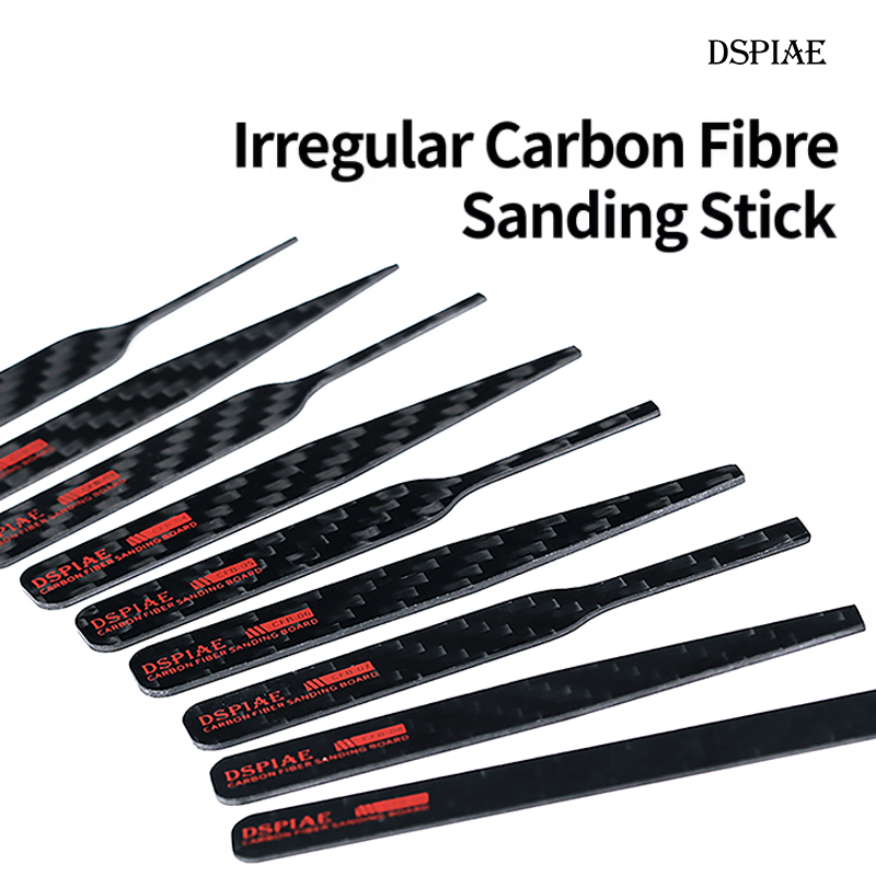 Fine tip Carbon Fiber Sanding Plates Set