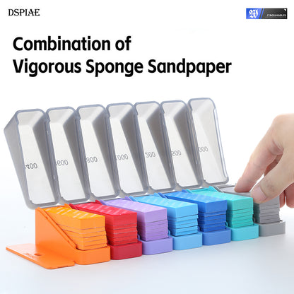 Combination of Vigorous Sponge sandpaper