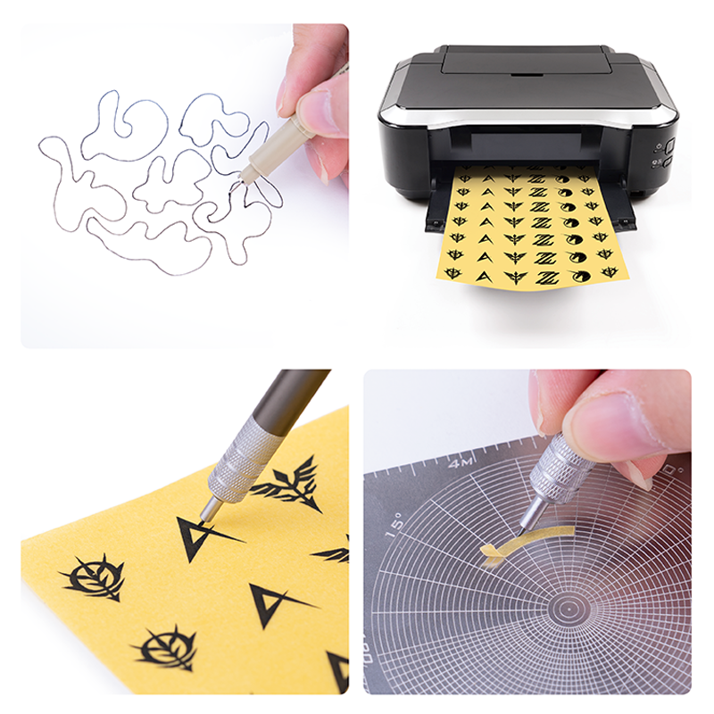 360° Rotating Adaptive Curve Cutting Tool