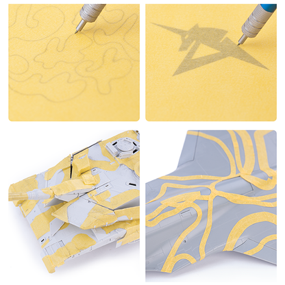 360° Rotating Adaptive Curve Cutting Tool