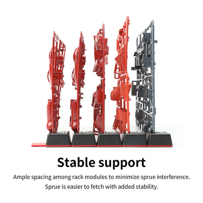 Model Parts Storage Rack