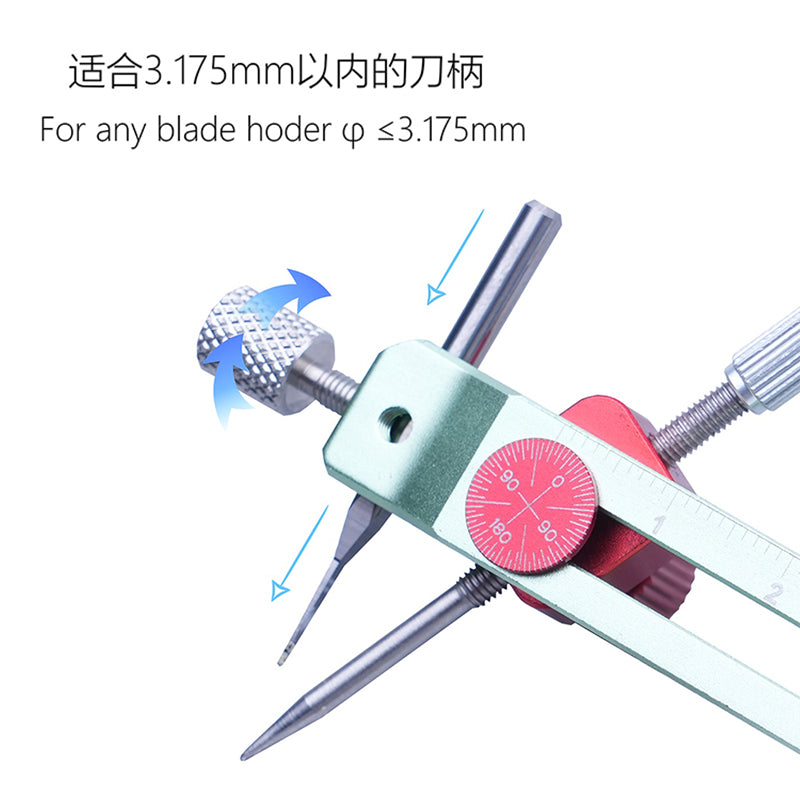 Isometric lined scribing auxiliary tool
