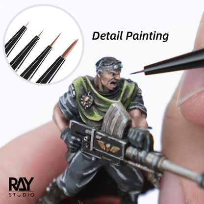 Modeling Brush Set For Miniature Model