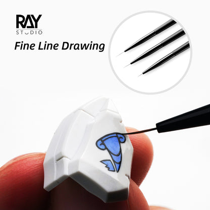 Modeling Brush Set For Miniature Model