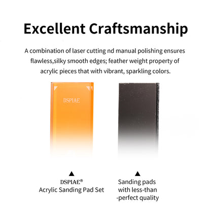 Acrylic Sanding Pad Set