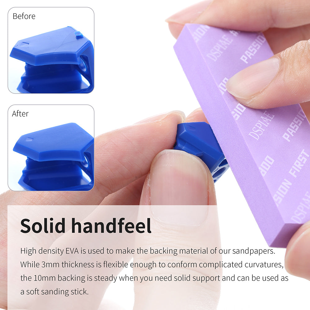 Combination of Vigorous Sponge sandpaper
