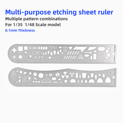 Etching Sheet Ruler For Modeling