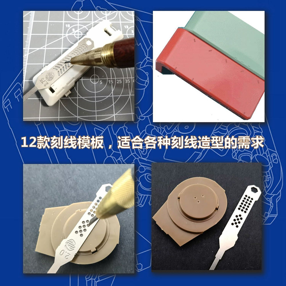 Precision Files with Engraving Guide