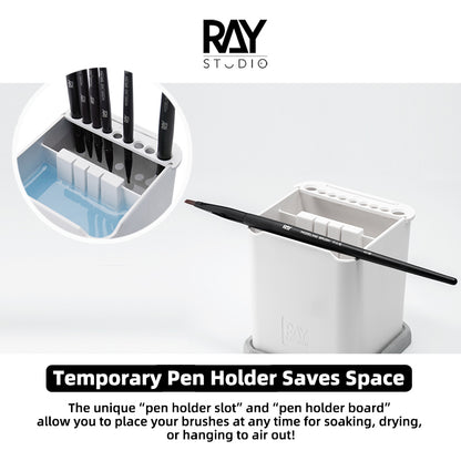 Dual-cabin Brush Cleaning Jar