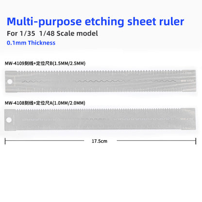 Etching Sheet Ruler For Modeling