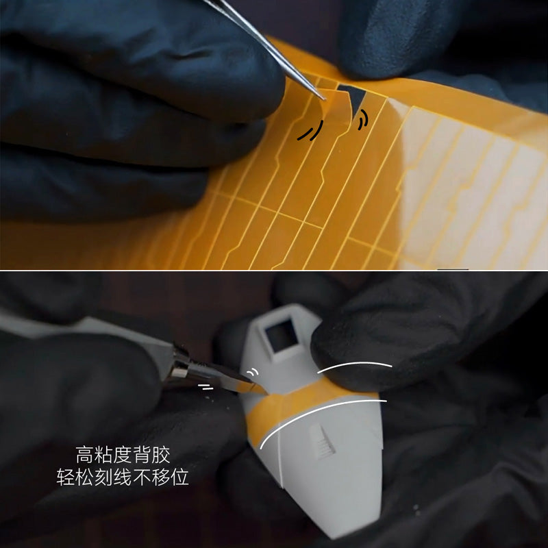 High precision Pre-cut Pattern Scribing Tape