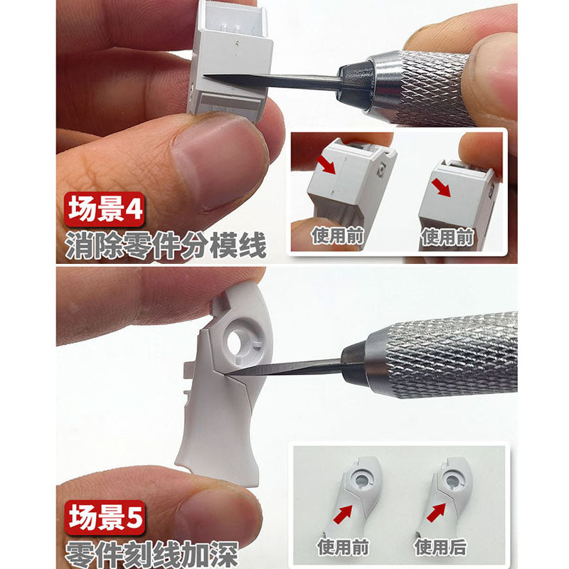 Model Reaming and Grinding Scraper