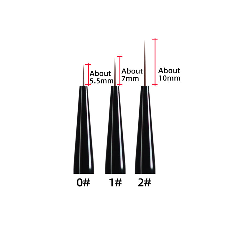 Modeling Brush Scriptliner Set