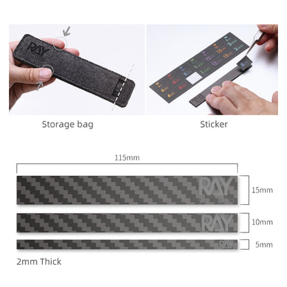 Long carbon fiber sanding board