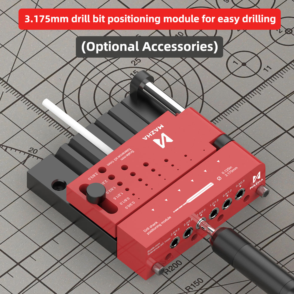 Locator For Coaxial And Through Holes Drilling