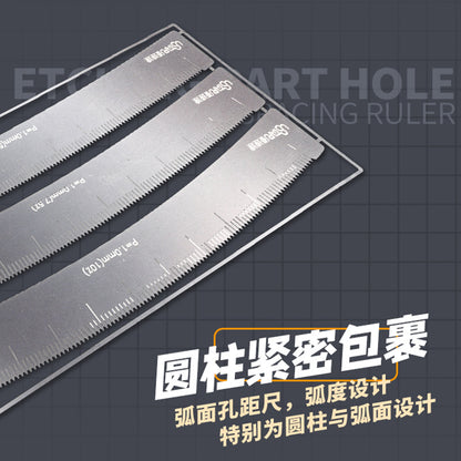 Etching Part Hole Spacing Ruler
