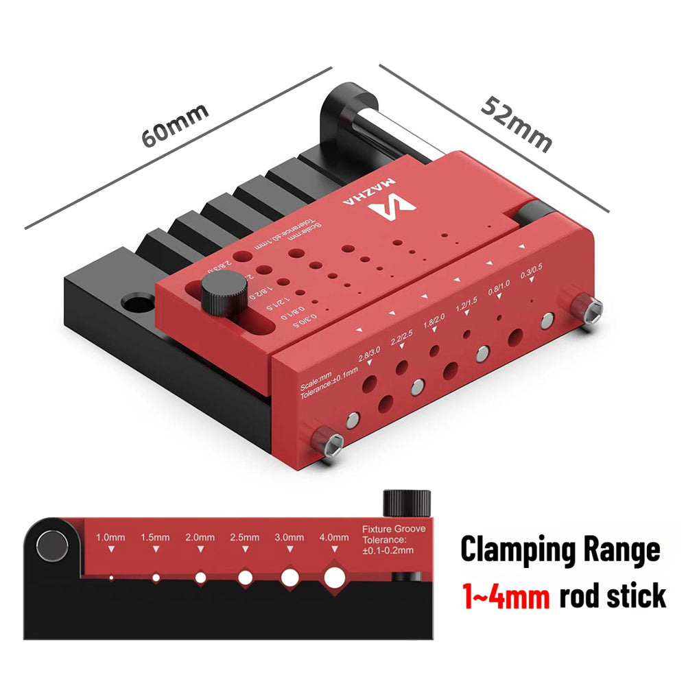 Locator For Coaxial And Through Holes Drilling