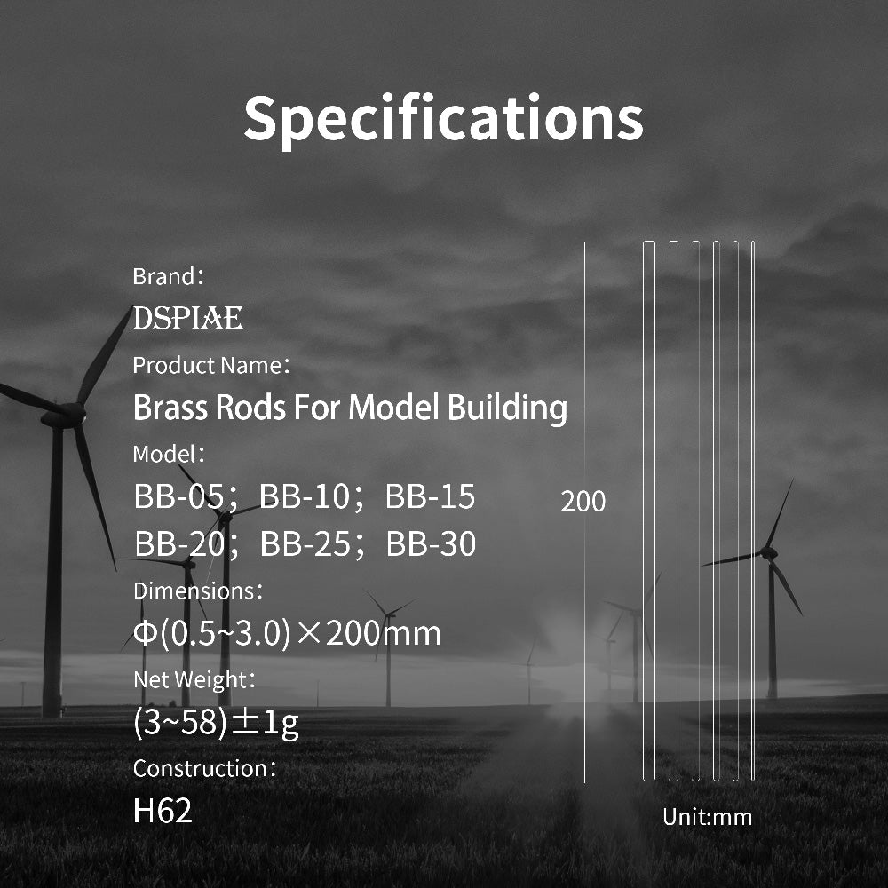 Brass Rods For Model Building