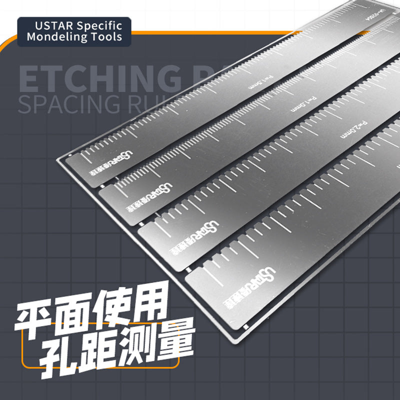 Etching Part Hole Spacing Ruler