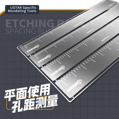 Etching Part Hole Spacing Ruler