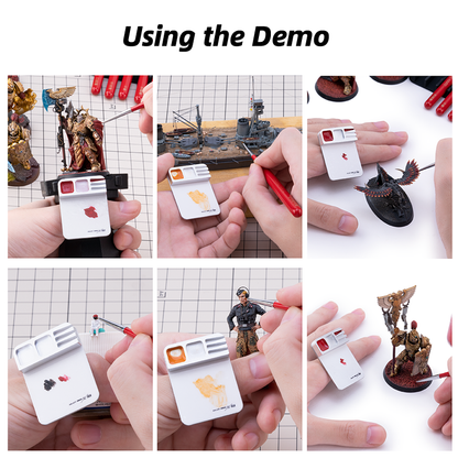 Finger Painting Palette For Miniature Models