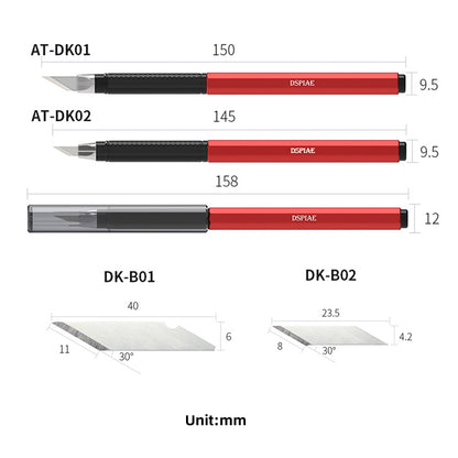 All-Metal Pen Knife Wide/Narrow Blade