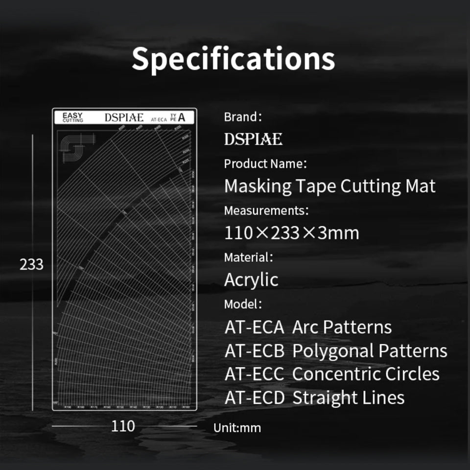Masking Tape Cutting Mat