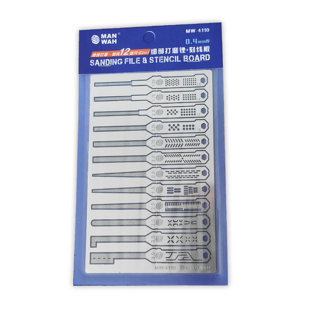 Precision Files with Engraving Guide