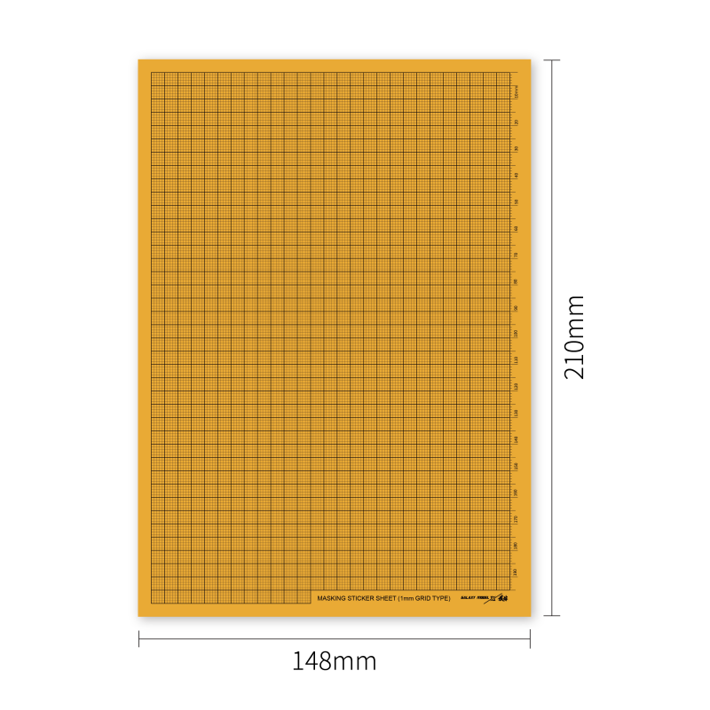 1mm Grid Scale Marking Cover Paper Set A5 Size