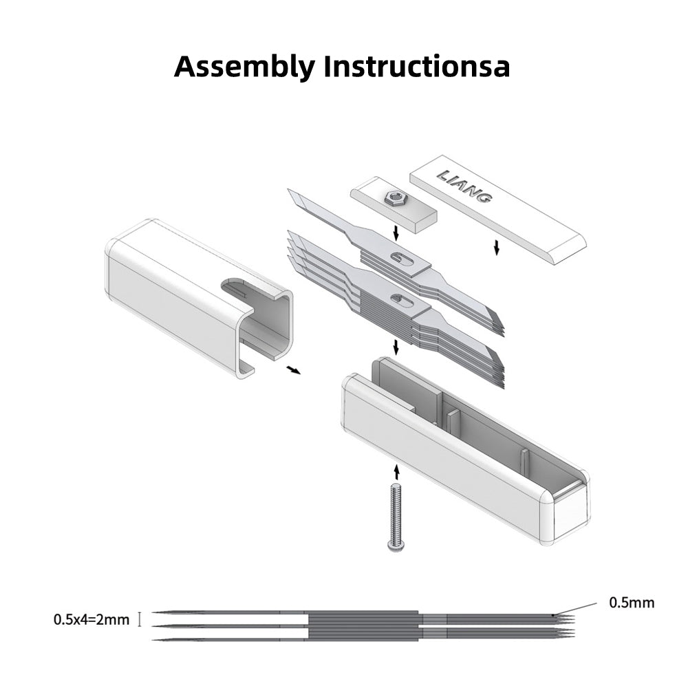 Model Brick Carving Knife