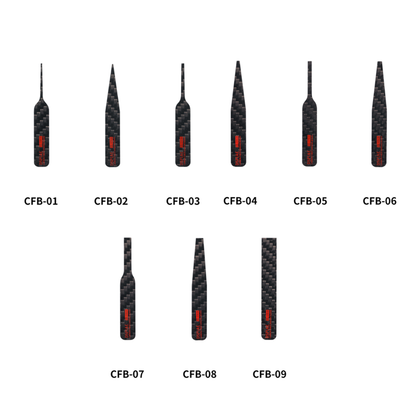 Fine tip Carbon Fiber Sanding Plates Set
