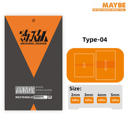 High precision Pre-cut Pattern Scribing Tape