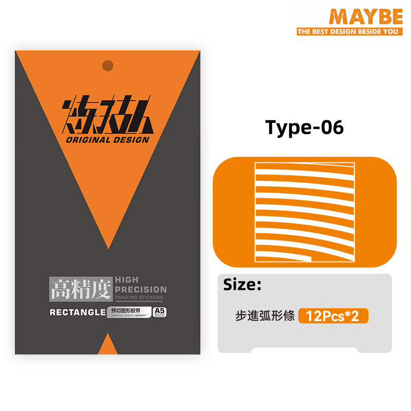 High precision Pre-cut Pattern Scribing Tape