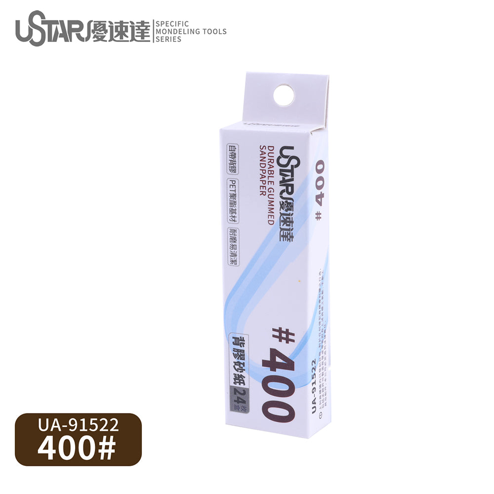 Durable Adhesive-Backed Sandpaper 20*75mm