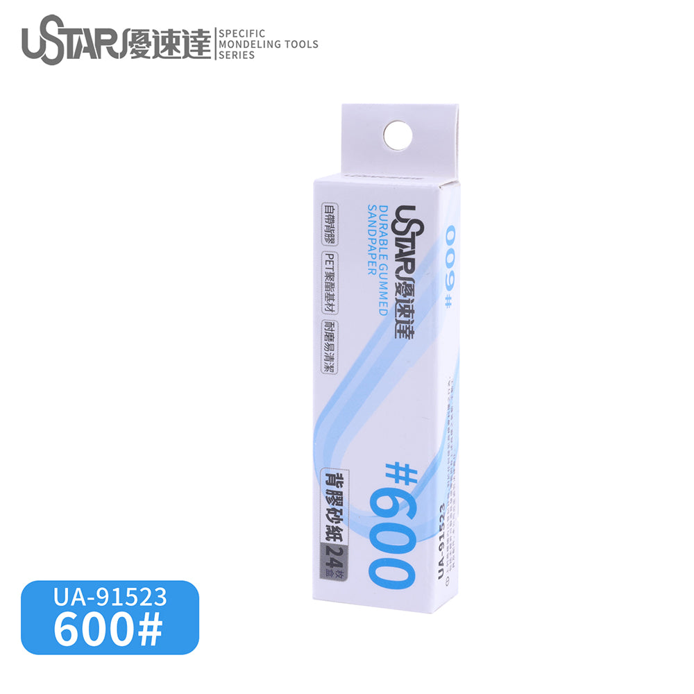 Durable Adhesive-Backed Sandpaper 20*75mm