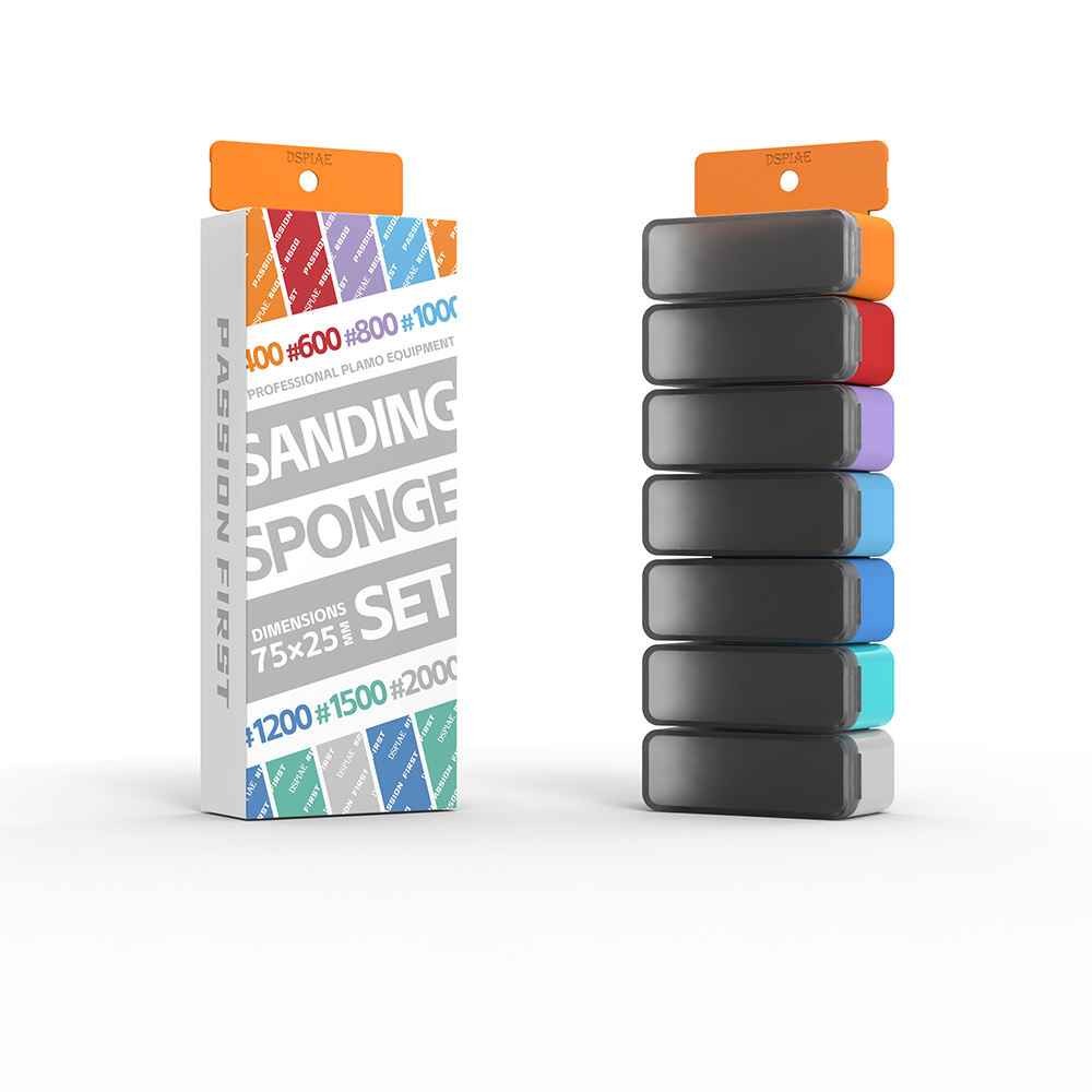 Combination of Vigorous Sponge sandpaper