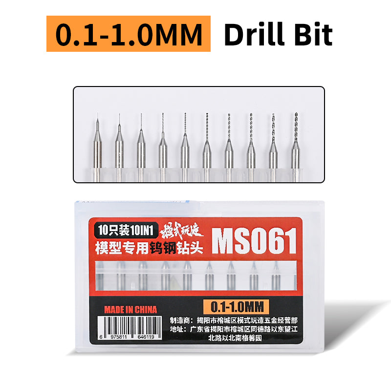 Double-bearing hand drill For Scale model building