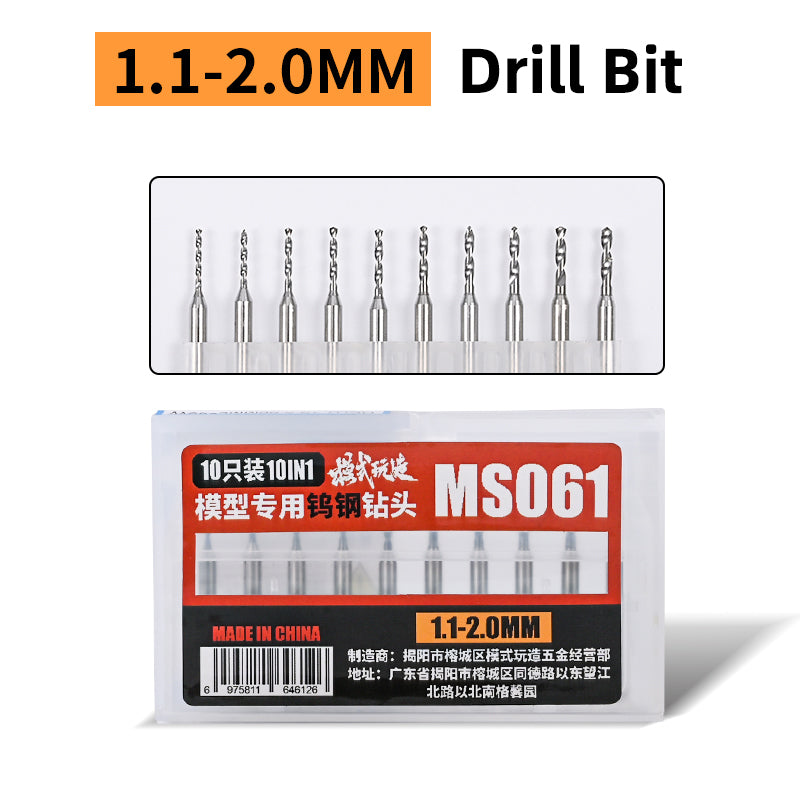 Double-bearing hand drill For Scale model building
