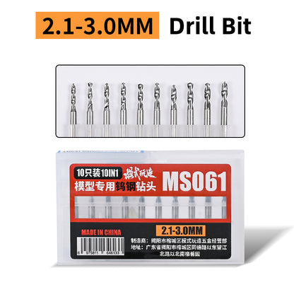 Double-bearing hand drill For Scale model building