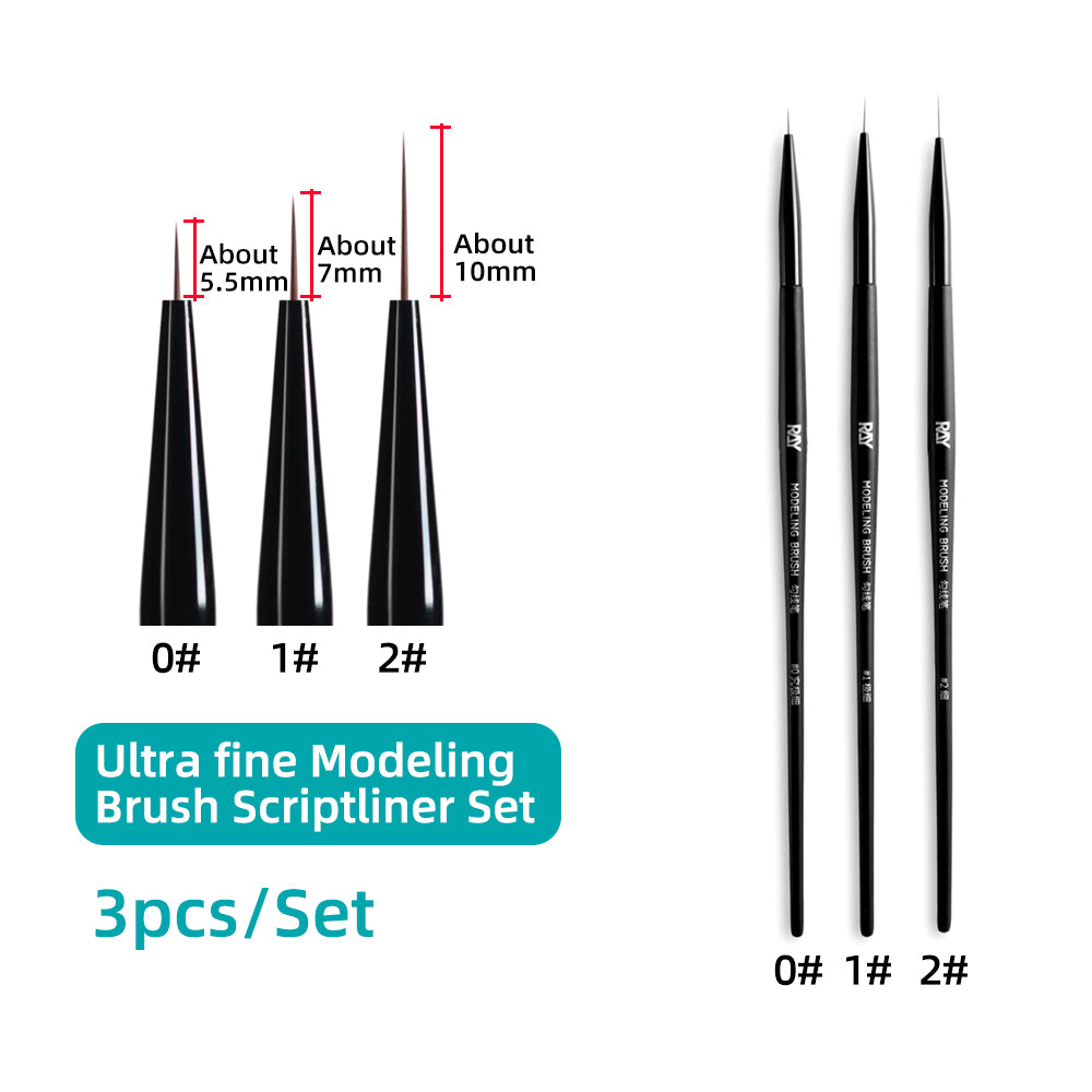 Modeling Brush Set For Miniature Model