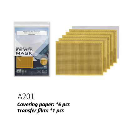 1mm Grid Scale Marking Cover Paper Set A5 Size